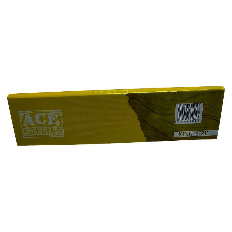 Gold ACE Rolling Papers King Size pack, barcode label on side